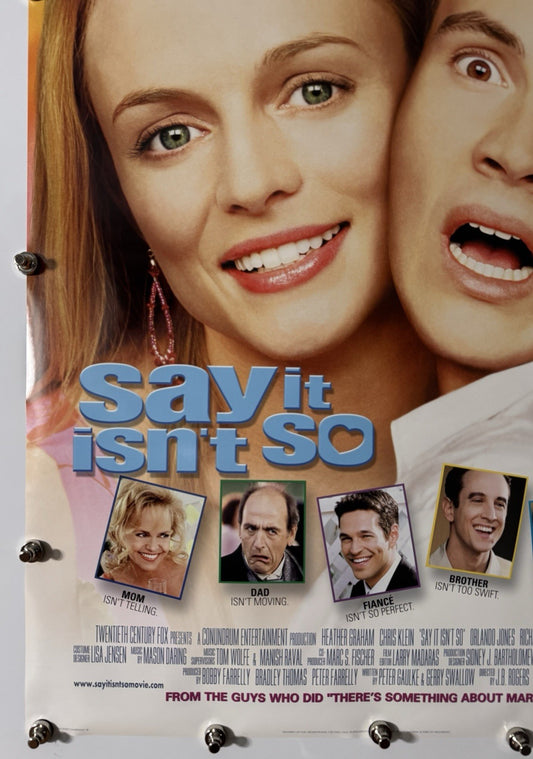 Say It Isn’t So (A) - Original Movie Poster - 2001 - Rolled DS