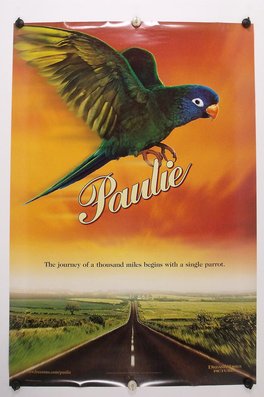 PAULIE - Tony Shalhoub - Original Movie Poster - 1998  Rolled DS C9/C10