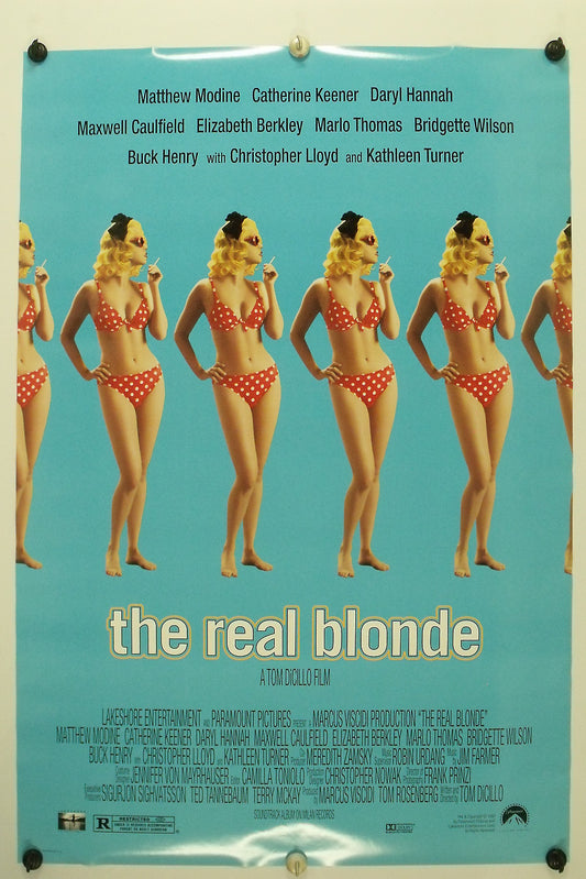 The REAL BLOND - Daryl Hannah - Original Movie Poster - 1997  Rolled DS C9/C10