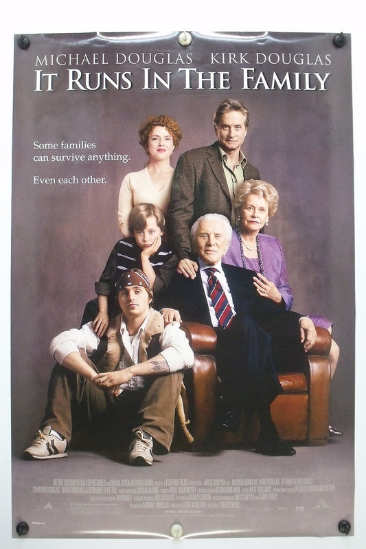 IT RUNS IN THE FAMILY - Douglas - Original Movie Poster - 2003  Rolled DS C9
