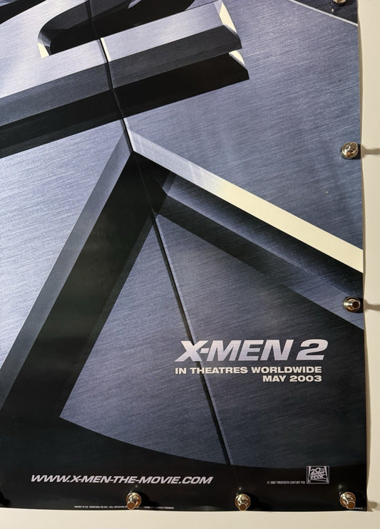 X-Men 2 - Original Movie Poster - 2003 - Rolled DS