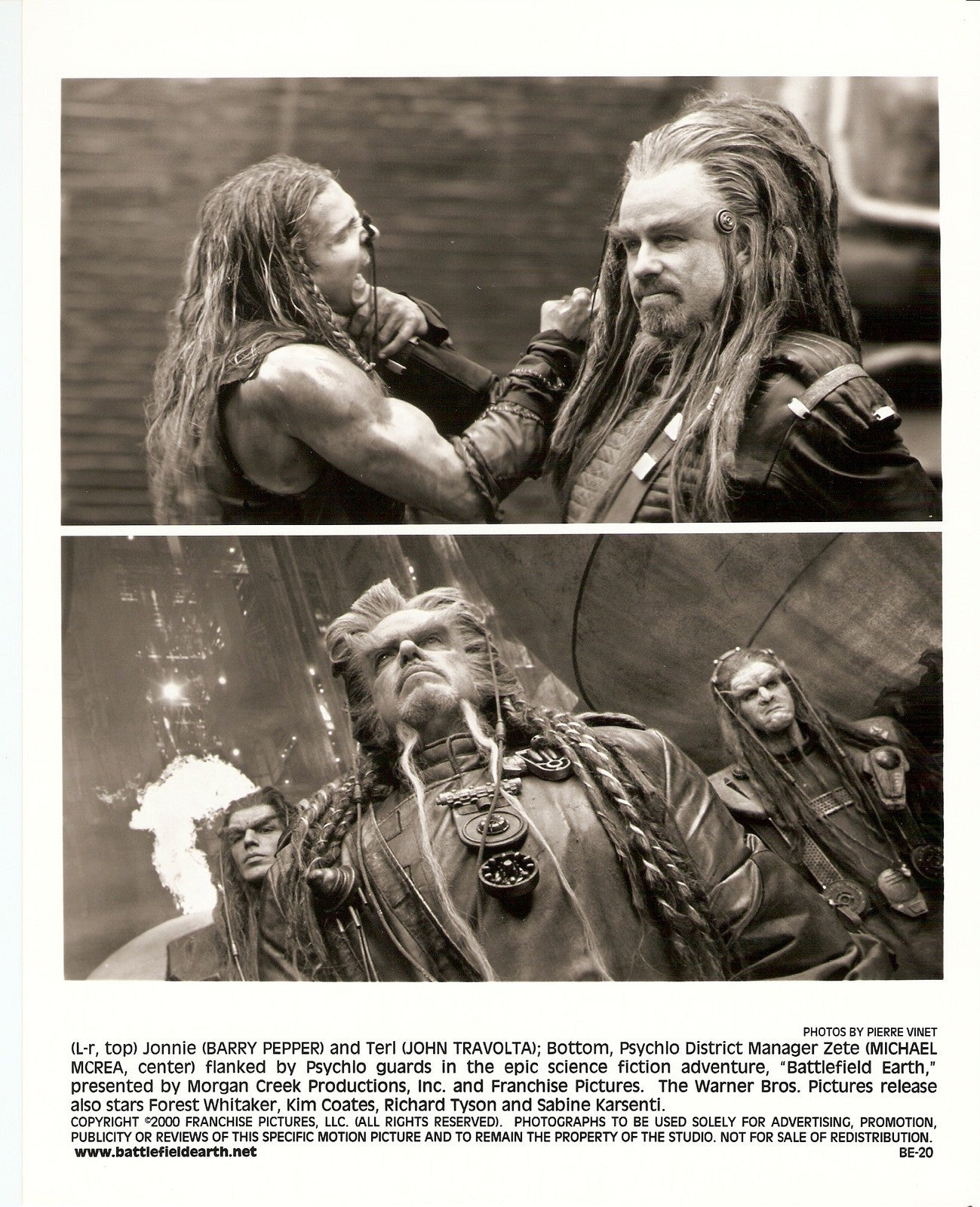 BATTLEFIELD EARTH - John Travolta & Barry Pepper - 2000 Original Still #BE-20