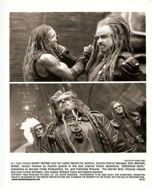 BATTLEFIELD EARTH - John Travolta & Barry Pepper - 2000 Original Still #BE-20