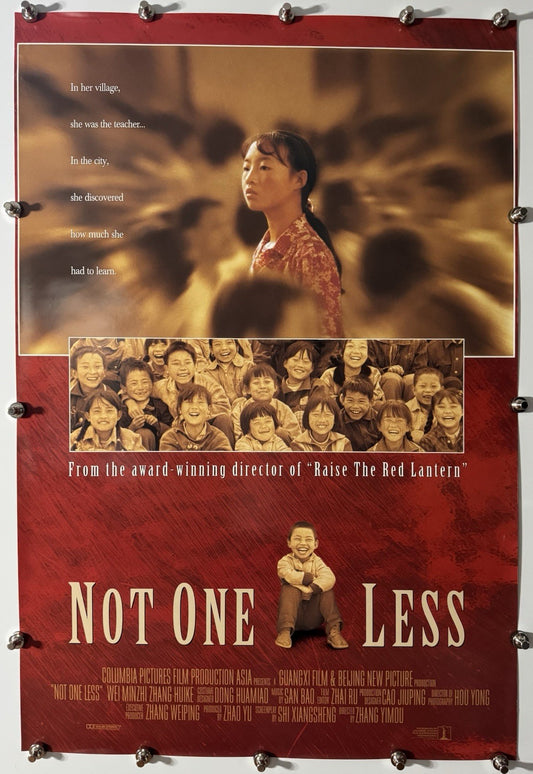 Not One Less - Original Movie Poster - 1999 - Rolled DS