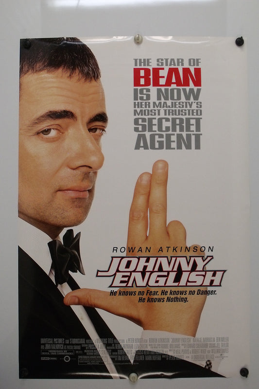 JOHNNY ENGLISH - Rowan Atkinson - Original Movie Poster - 2003  Rolled DS C9