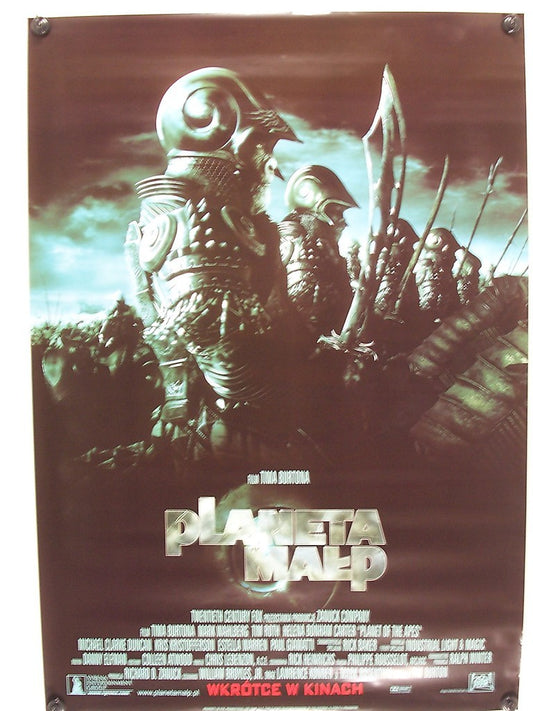 PLANET of the APES - 2001 - Polish version - SS - 1Sh -  26 X 39 - New - ROLLED