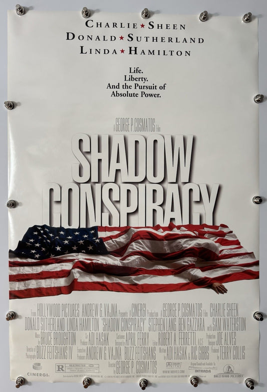 Shadow Conspiracy - Original Movie Poster - 1997 - Rolled DS