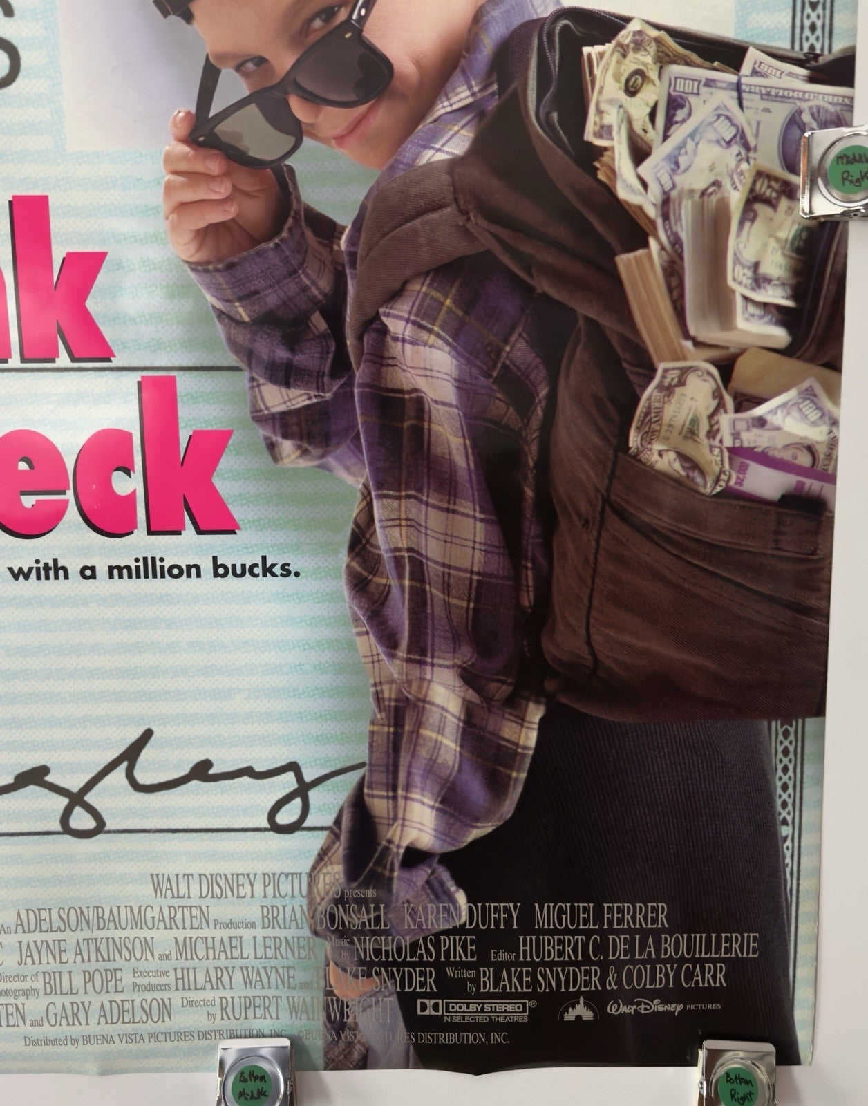 Blank Check - Original Movie Poster - 1994 - Rolled DS