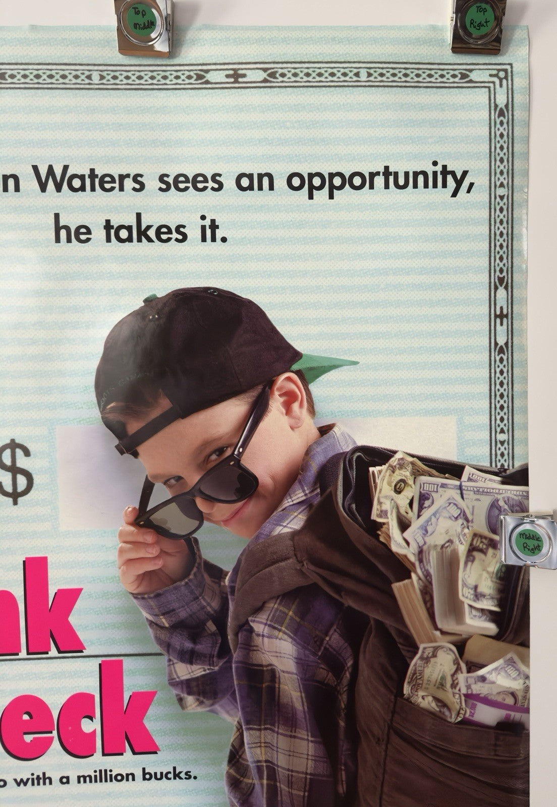 Blank Check - Original Movie Poster - 1994 - Rolled DS