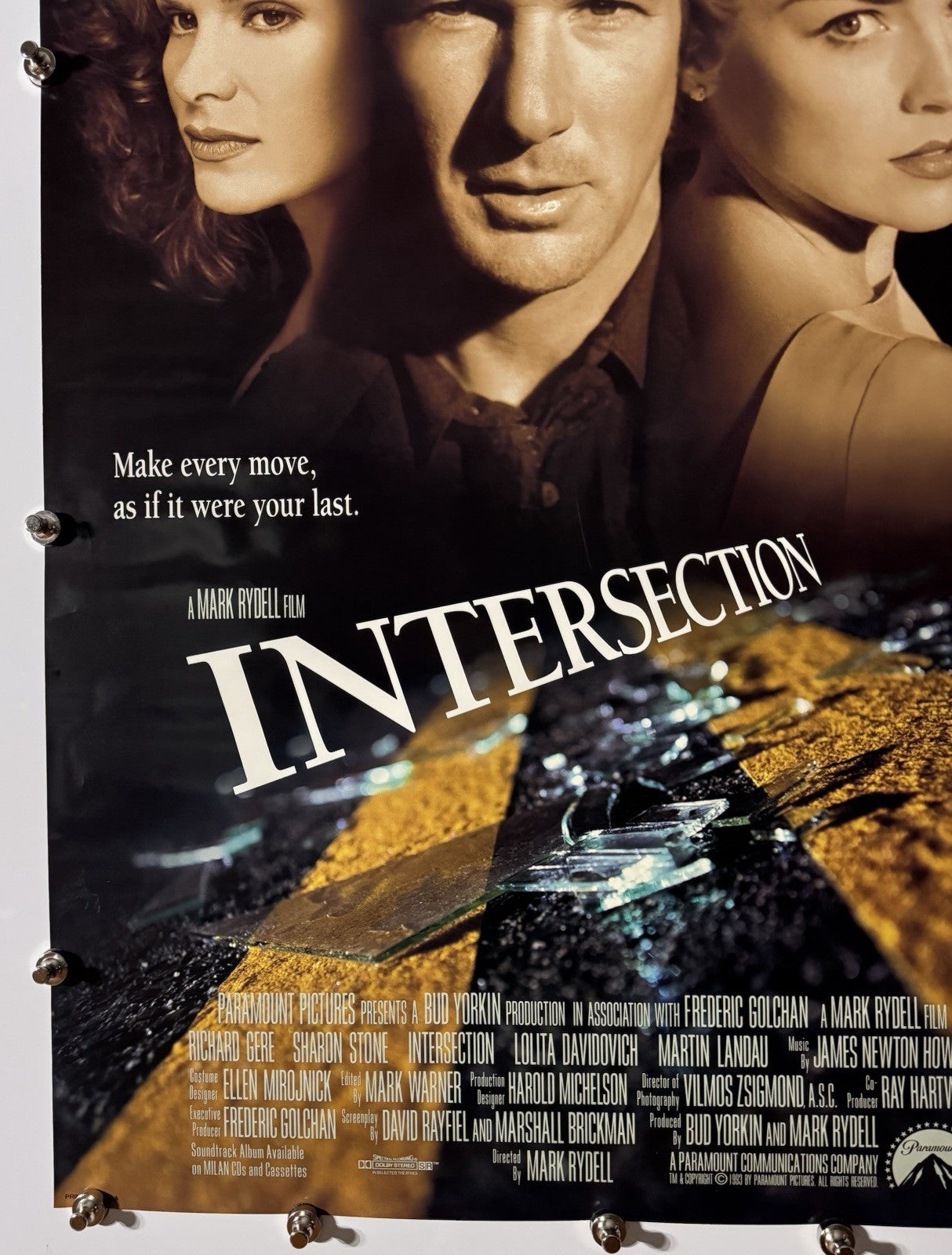 Intersection - Original Movie Poster - 1994 - Rolled DS
