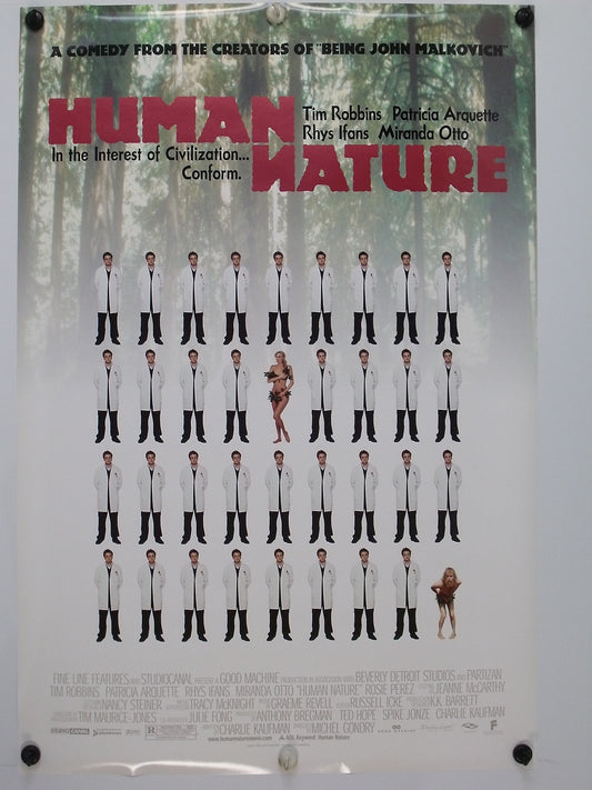 HUMAN NATURE - Patricia Arquette - Original Movie Poster  2001  Rolled DS C9/C10