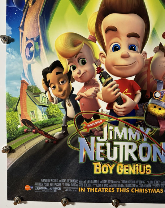 Jimmy Neutron: Boy Genius (B) - Original Movie Poster - 2001 - Rolled DS