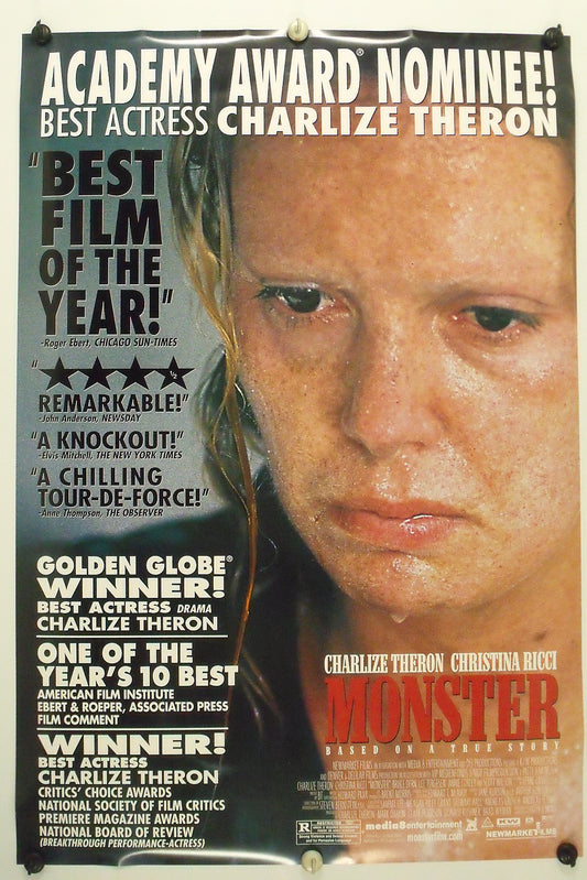 MONSTER - Charlize Theron - Original Movie Poster 2002  Rolled DS C9/C10 Review