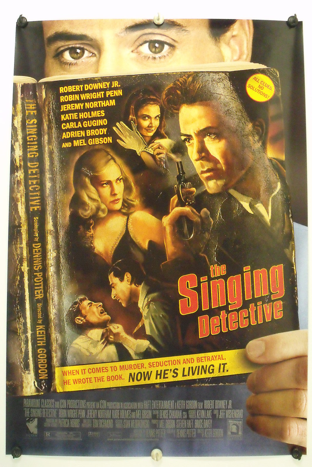 The SINGING DETECTIVE - Original Movie Poster - 2003  Rolled SS C9/C10