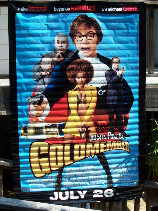Austin Powers in GOLDMEMBER - Mike Myers - Original Movie Banner - C8 - 5' x 8'
