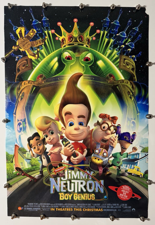 Jimmy Neutron: Boy Genius (B) - Original Movie Poster - 2001 - Rolled DS