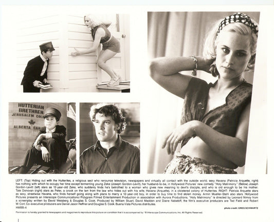 HOLY MATRIMONY - Patricia Arquette & Tate Donovon - 1994 Original Still # HMBB-4