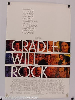 CRADLE WILL ROCK - Hank Azaria - DS - 1999 - Original movie poster