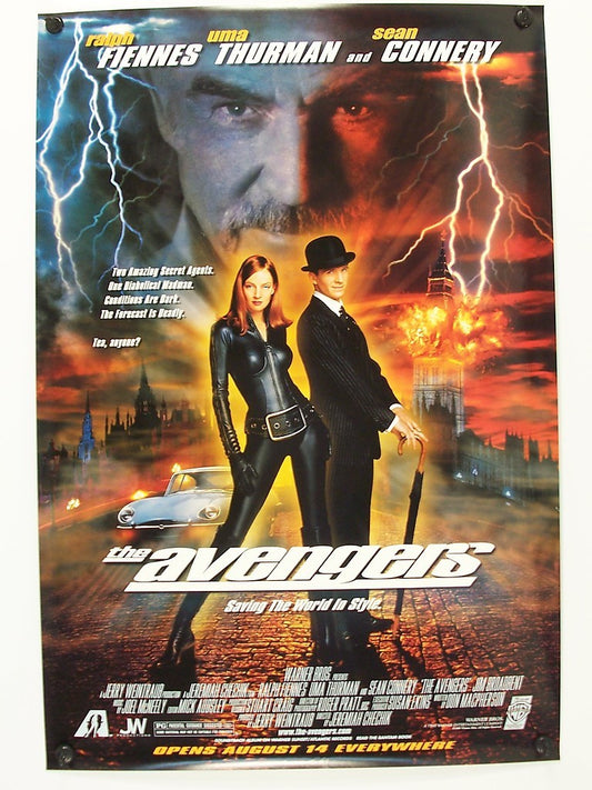 Avengers - Original - version B - SS - 1998 -  Uma Thurman, Sean Connery