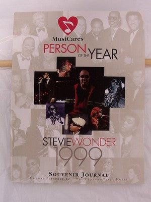 MusiCares - Person of the Year Award - Stevie Wonder - 1999 - Souvenir Journal